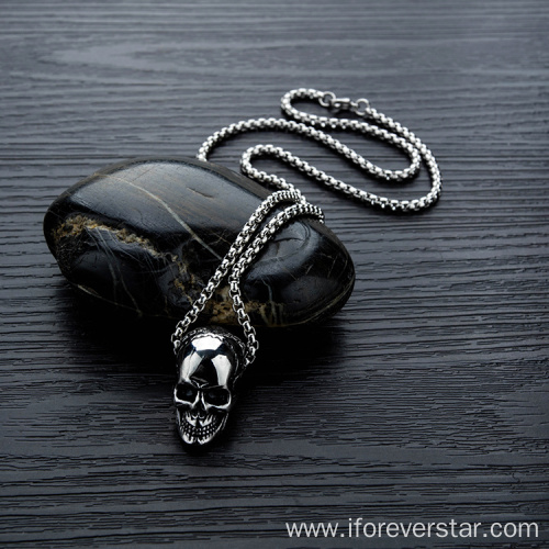 stainless steel skull pendant necklace pendants